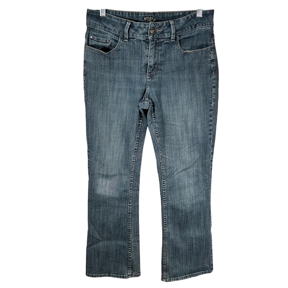 Riders by Lee Women's Medium Wash Straight Leg Stretch Denim Jeans 8P